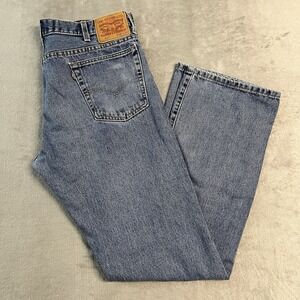 Levi's 517 Bootcut Jeans Men's 36x34 Blue Medium Wash Denim Western Casual